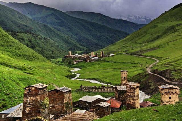 Ushguli Hotel Riho Dış mekan fotoğraf